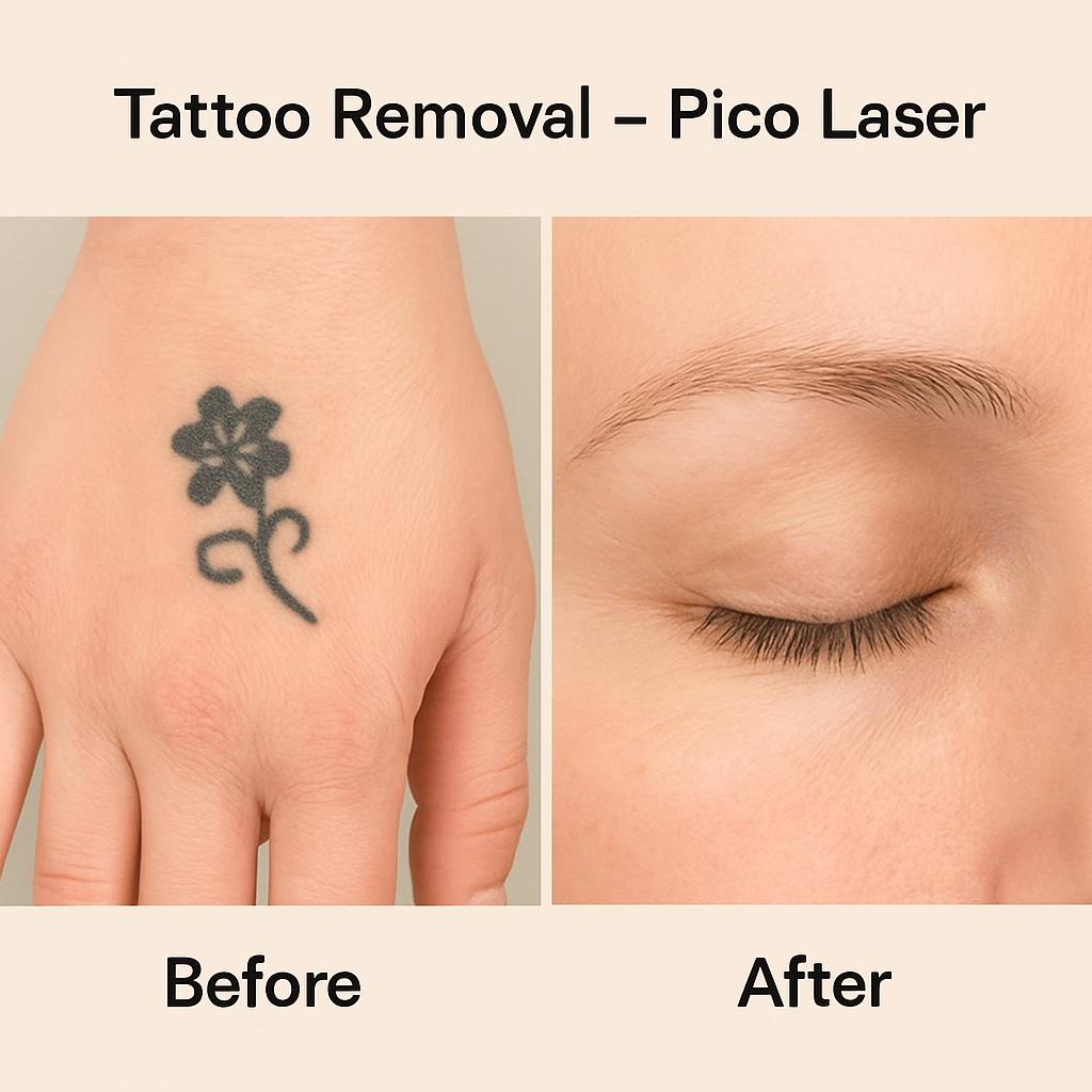 پاک کردن تتو با پیکوسکند در اصفهان دکتر سید مجید حسینی